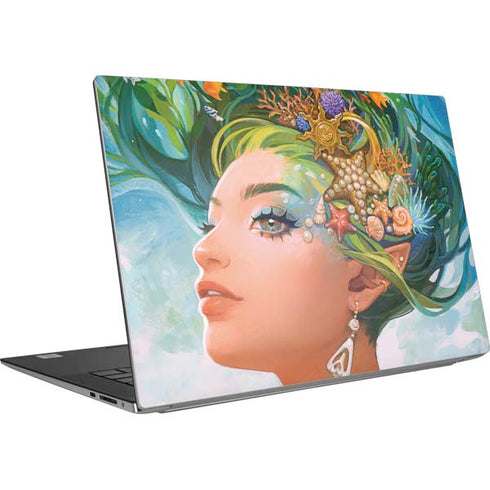 Mermaid with Sea Stars in Her Hair by Ivy Dolamore Dell XPS Skin